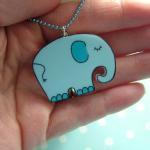 Blue Elephant Acrylic Child..