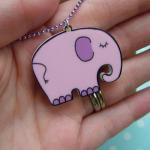 Lilac Elephant Acrylic Chil..