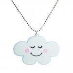 Cute Cloud Acrylic Necklace..