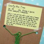Cute Tree Acrylic Necklace ..